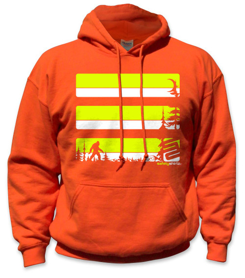 Sasquatch Safety Hoodie - Yellow/Orange