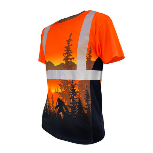 SS360º Wildland Sasquatch Orange Class 2 Type-R Reflective Safety Shirt