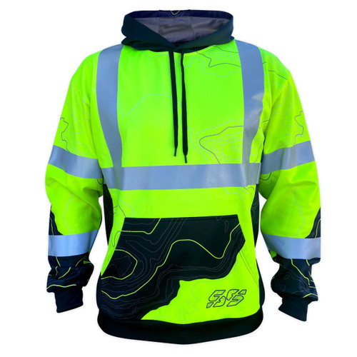 SS360º Topo Yellow Class 3 Type-R Safety Hoodie