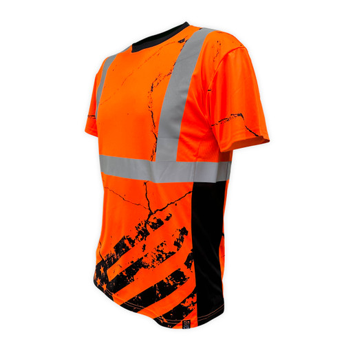 SS360º American Grit Orange Class 2 - Type-R - Reflective Safety Tee
