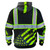 Stealth American Grit Black Type-O Reflective Safety Hoodie