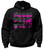 Elk Hi-Vis Safety Stripe  Hoodie - Neon Pink/Gray/Reflective/Black