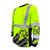 SS360º American Grit Yellow Class 3 Type-R Reflective Long Sleeve Safety Shirt