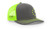 1776 Richardson Snapback Hat - Charcoal/Yellow(Safety Green)