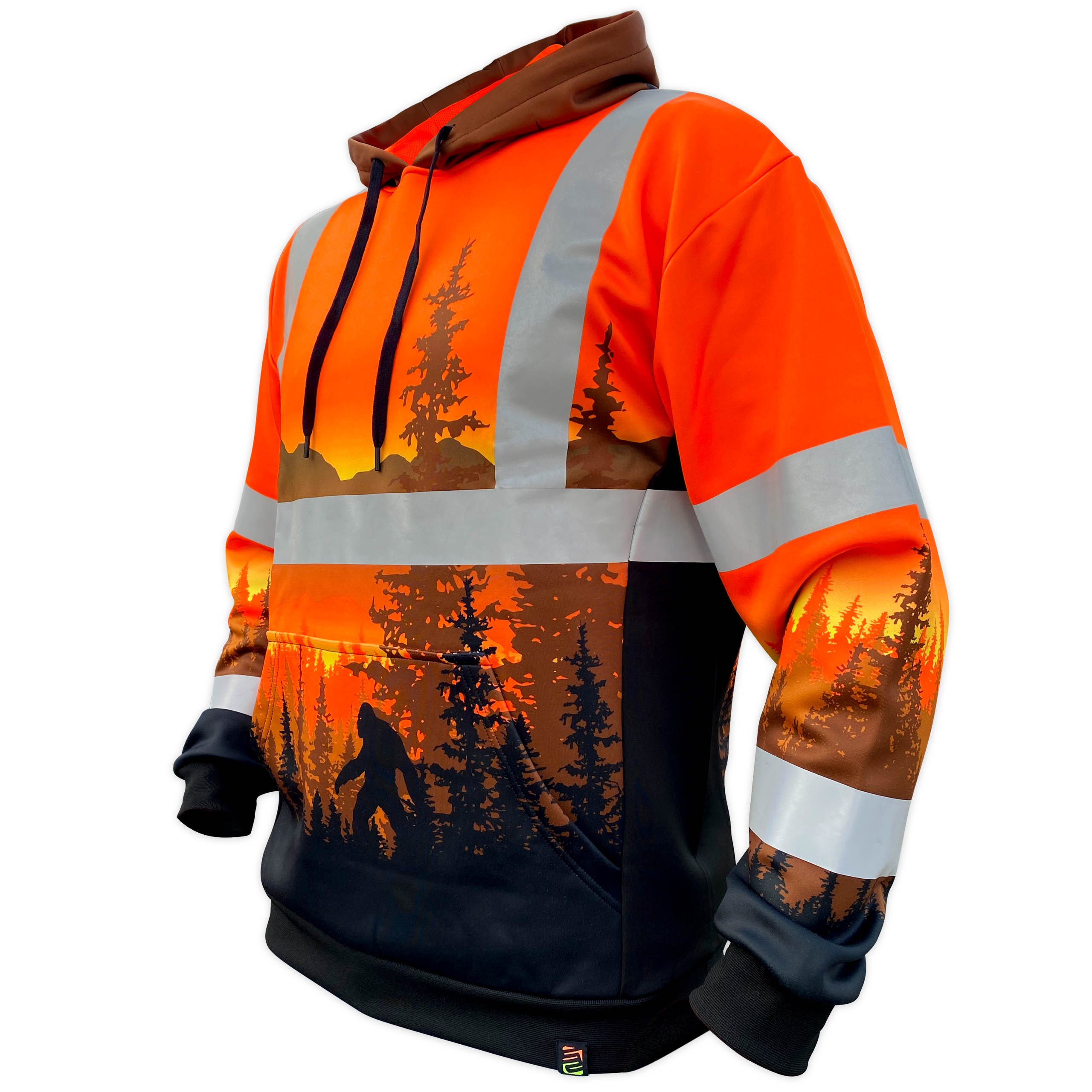 SS360 Wildland Sasquatch Orange Class 3 Type-R Safety Hoodie