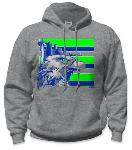 【WV PROJECT】23SS★ Seattle hoodie SS_ThrowbackSeattleHoodgrn-