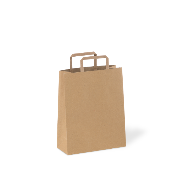 Flat Handle Paper Bags
