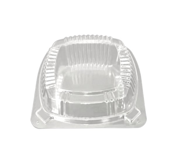 Clear Plastic Dome Hinged Take Out Containers 5x5x2.6" Case 400