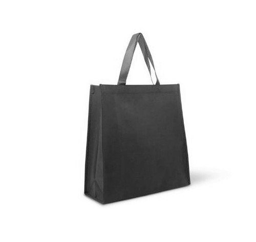 Black Non Woven 10 x 4 x 10" Shopping Bags Totes