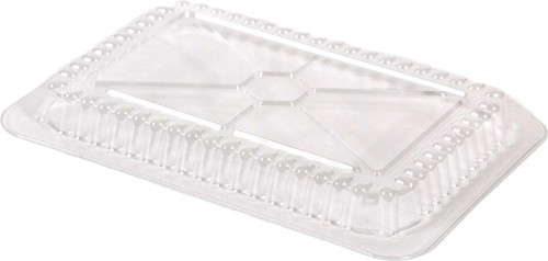 Plastic Dome Lid 5x4" for Aluminum 1 lb Rectangle Case 1,000
