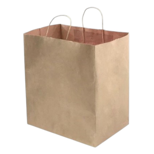 Kraft Paper Shopping Bags Recycled 14x10x14" Brown Case of 250 bags