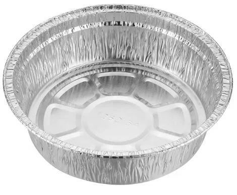 9" Round Aluminum Foil Container Case 500