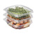 32 oz clear hinged container
