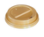 Dome Sip Lid 10-24 oz Paper Cup  Gold Case 1,000