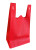 Red Reusable Bags Flat Bottom 11x7x20