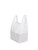 White T-Shirt Plastic Shopping Bags- S2  10x6x18 Case 1500
