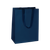 Navy Paper Shopping Bags 10x5x13"