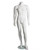 Male Mannequin Headless White Matte