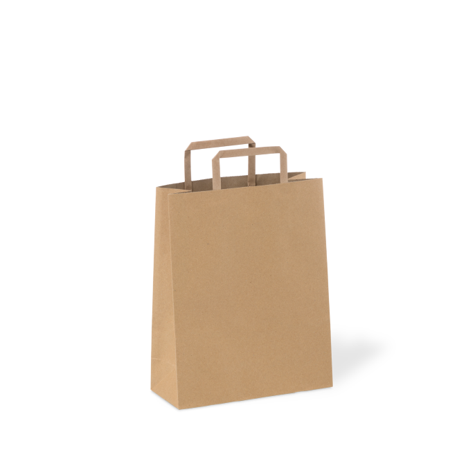 Kraft Paper Bags, Custom Printed Logo Artwork - Low Price in Canada!