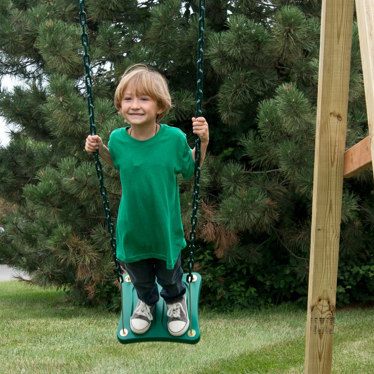 Stand Up Swing for Swing Sets with Chain by Swing-N-Slide | Swing