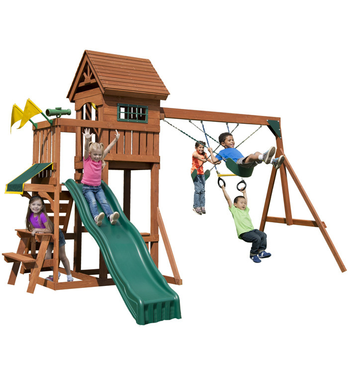 jamboree fort play swing set