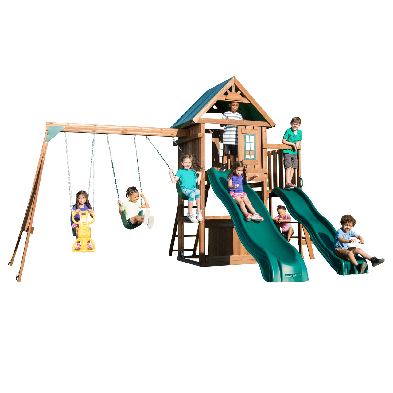 Outdoor Play Home Depot Swing Sets Wooden Gorilla Playsets Home