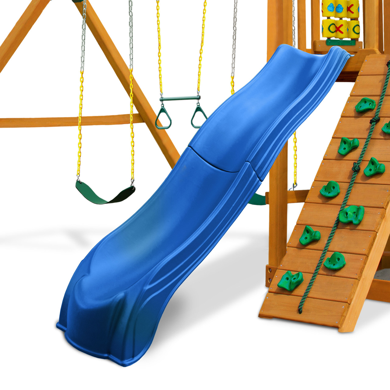 Olympus Wave Slide Provides Fun on the Playground | Swing