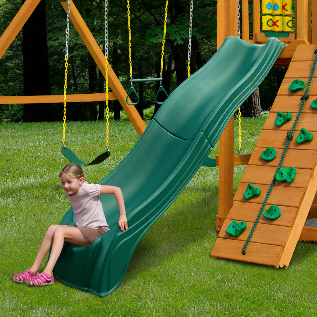 ウエーブスライダー Olympus Wave Slide Provides Fun on the Playground | Swing Set Slides