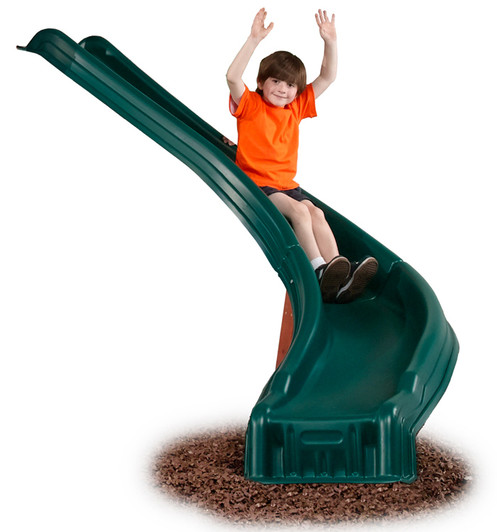 NW × otherside design SILDE-SIDETOP 25 Green Winder Slide for Play Sets | Swing Set Slides