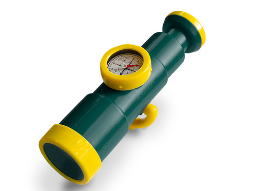 Studio view of Playset Telescope with Working Compass from Swing-N-Slide.