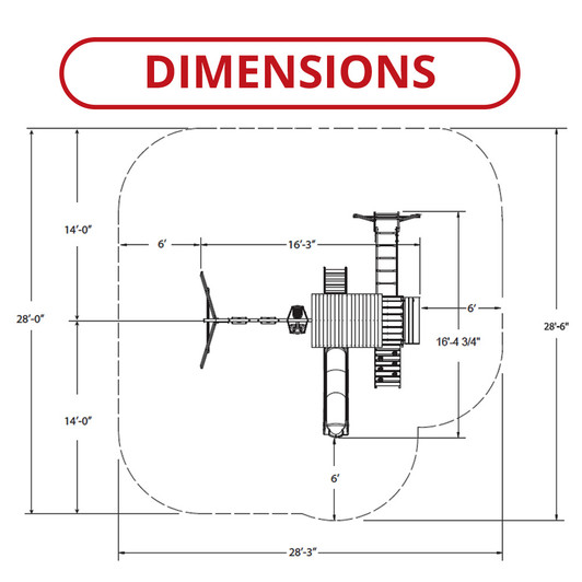 Knightsbridge Ultimate Wood Complete Play Set