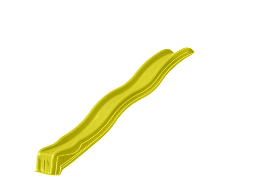 Yellow Cool Wave Slide w/ Safety Handles | Swing Set Slides