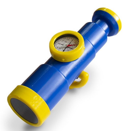 Playset Telescope with Working Compass - Blue