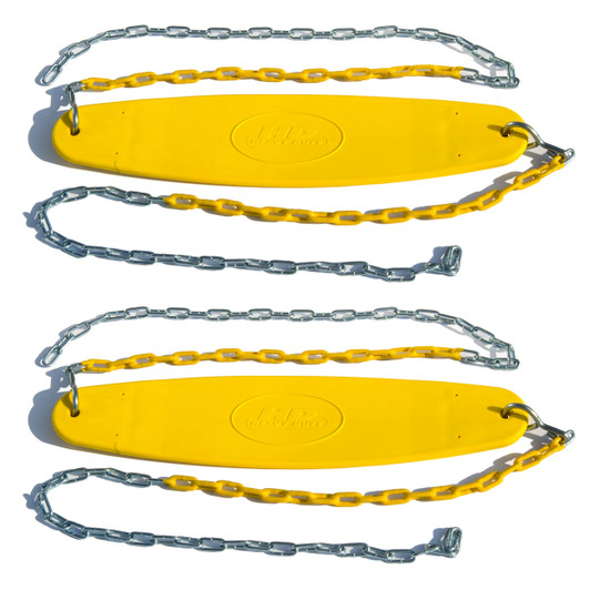 Extra Duty Yellow Swings & Ring/Trapeze Bar (2-Pack)