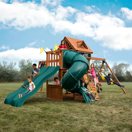 Cheap swing and slide outdoor playsets Sale