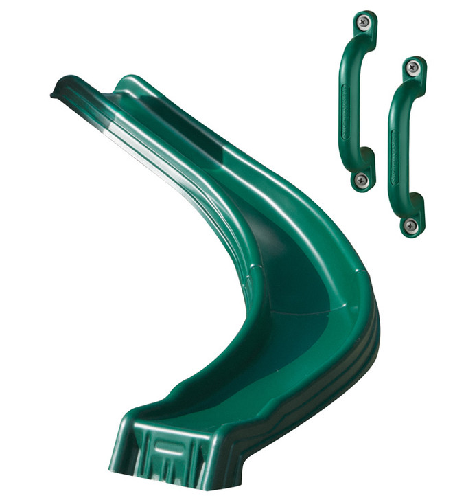 Green Side Winder Slide with Safety Handles