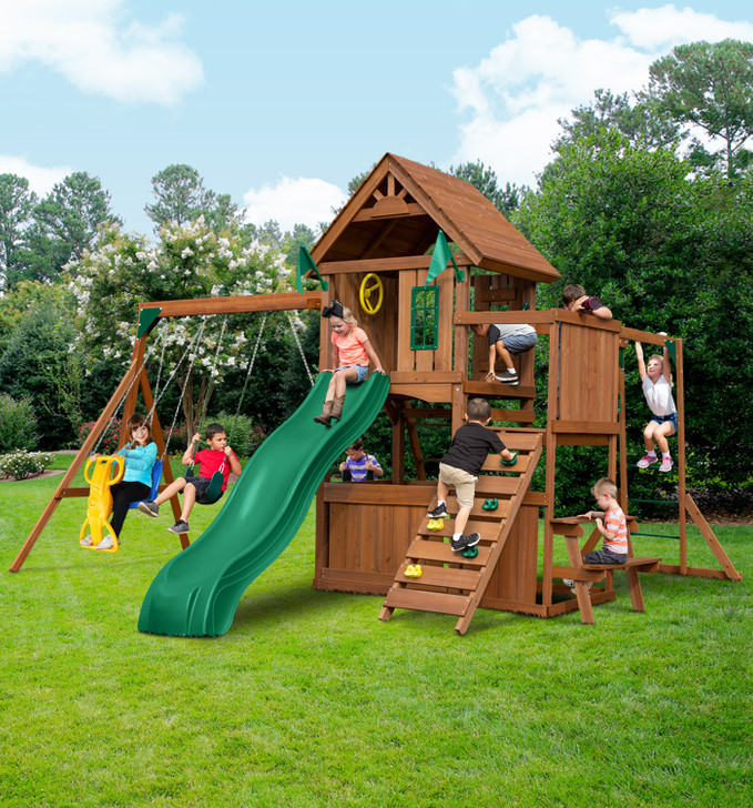 Knightsbridge Ultimate Wood Complete Play Set