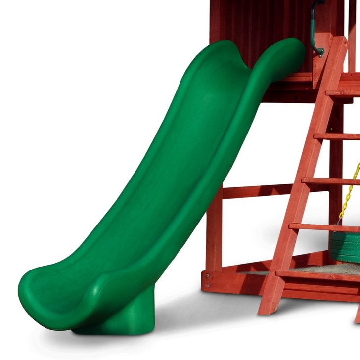 Super Scoop Slide, Green - 5' Deck