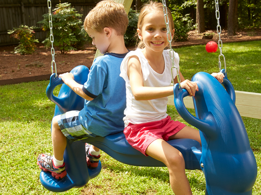 Share The Fun With A Double Swing Share The Fun With A Double Swing