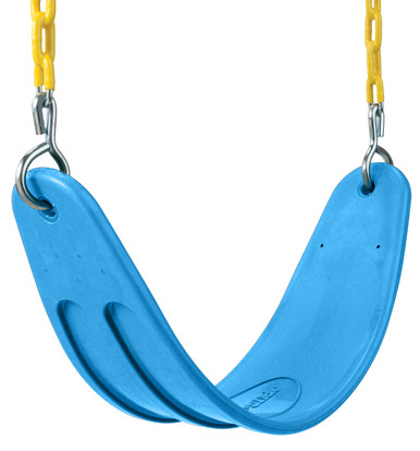 Heavy Duty Swing Seat with Chains - Blue | Wooden Swingset Accessories