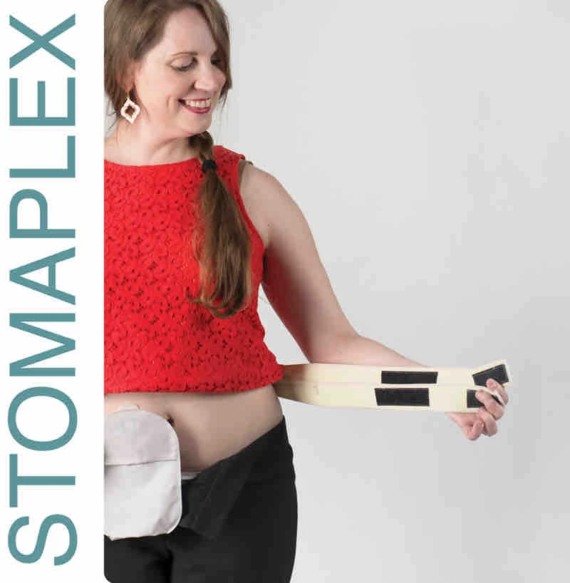 Ostomy belt for stomaplex stoma guard