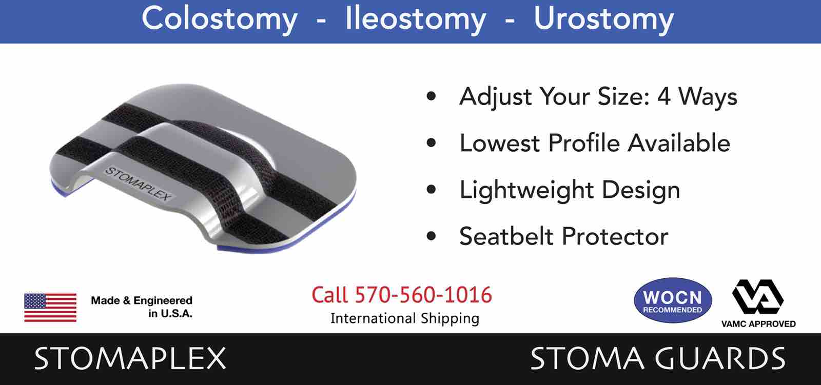 Stoma Guard Ostomy Belt Peace of Mind Stomaplex