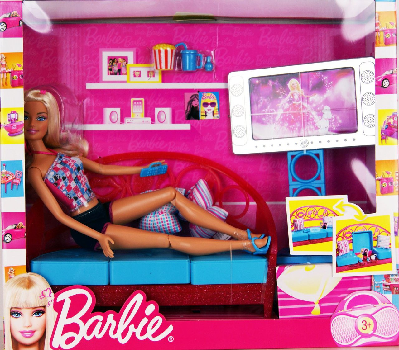 Barbie Living Room With Accessories IKnowMyToyscom