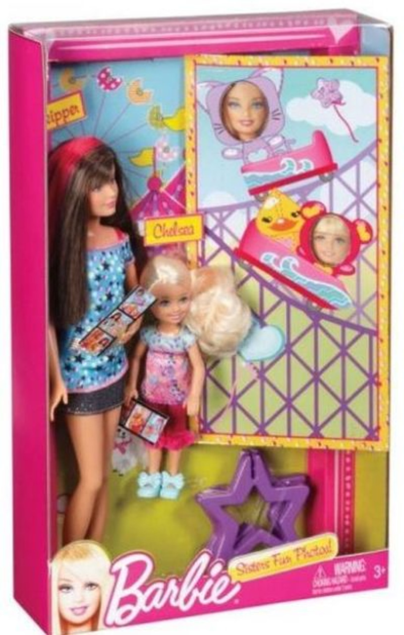 barbie sister cycling fun playset