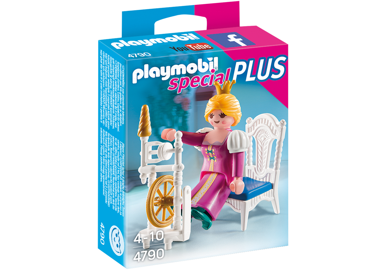 PLAYMOBIL 4790 - Principessa Con Ruota Di Tessitura, Set Di Costruzioni Multicolore, Giocattolo Per Bambine Da 4 Anni In Su, Personaggio Singolo - 4