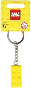 LEGO Keychain 2x4 Stud Yellow 852095