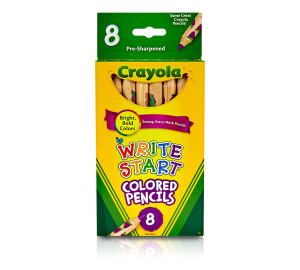 Crayola Write Start Colored Pencils 8 ct. 6841081012 Crayola Write Start Colored Pencils 8 ct. 6841081012