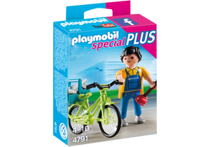 Playmobil Handyman with Bike 4791 Playmobil Handyman with Bike 4791