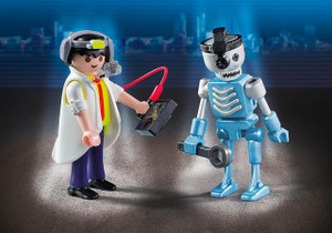 Playmobil Scientist with Robot Duo Pack 6844 Playmobil Scientist with Robot Duo Pack 6844