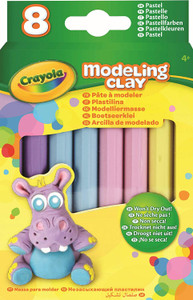 Crayola Modeling Clay Pastel, 8 ct 5703110000 Crayola Modeling Clay Pastel, 8 ct 5703110000